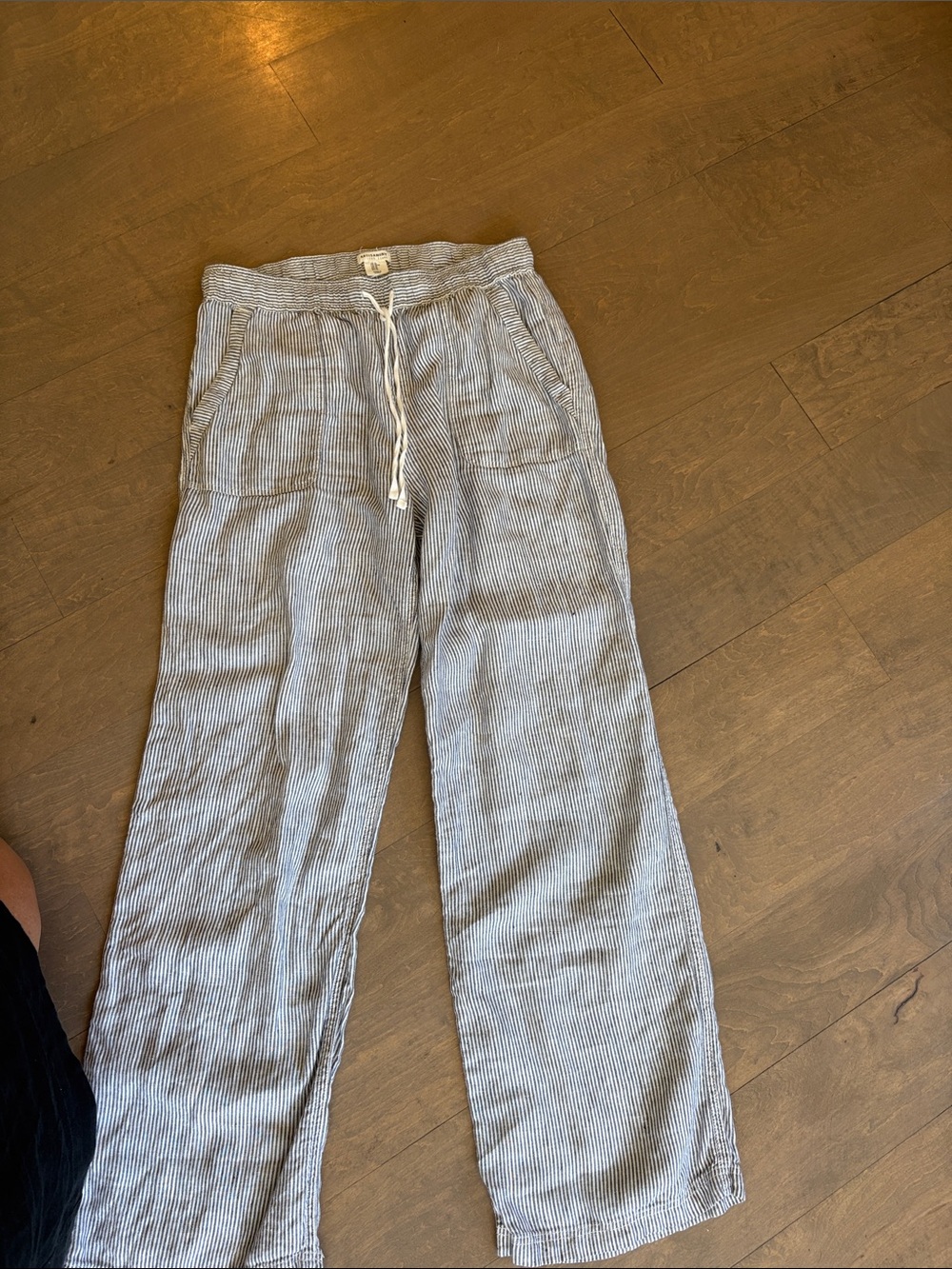 Pin stripe linen pants Artisan New York